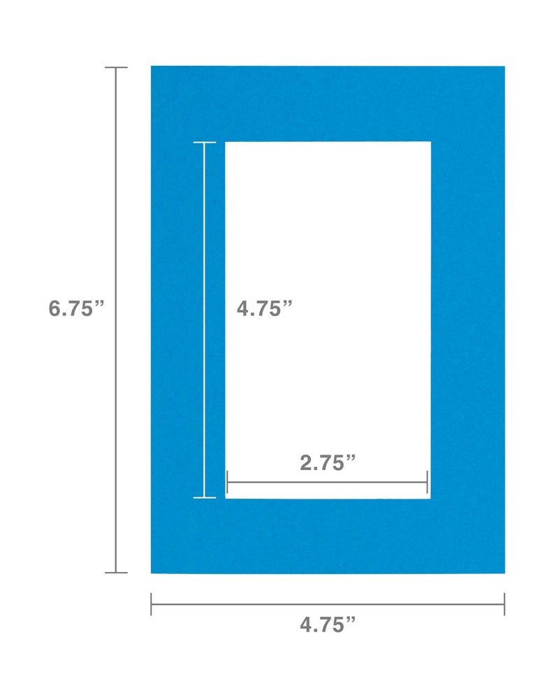Hygloss 48 Pack Paper Picture Frames, Colorful cardstock Photo Frame 4.75x6.75-Inch, Paper Frames to Decorate for Wedding Birthday DIY Classroom Crafts and Decorations - Image 2